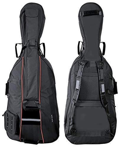 GEWA Sac violoncelle Gig Premium 3/4 - 10mm de rembourrage avec poche archet et sangles sac à dos