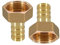 Candeon 2 Stück 1 Zoll Schlauchtülle Messing Gartenschlaucharmaturen Anschluss Adapter Barb auf NPT Innengewinde Keine Lecks(19mm)