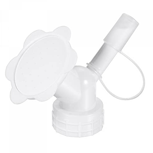 sourcing map Flaschenbewässerungssprinkler Plastik Tüllendüsen Gartengeräte Weiß