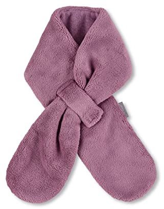 Sterntaler Unisex Baby Schal aus Teddyflausch, Rückseite Baumwollfleece, Rosa, 70