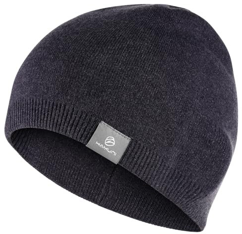 YANIKY Strickmütze Damen Thermo Winter Mütze Herren Beanie Mütze Weich Sportmütze Atmungsaktiv Wintermütze für Herren und Damen (Blau)