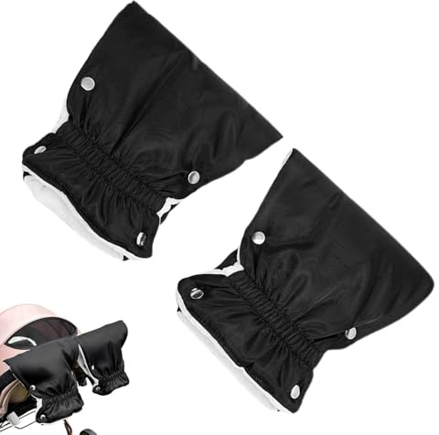 Kinderwagen-Handwärmer – warme Kinderwagen-Handschuhe für kaltes Wetter, verstellbare Befestigung für Betreuer, Eltern, Babysitter, Muttertag, Geburtstag, Alltag, Outdoor, Park, Spaziergänge