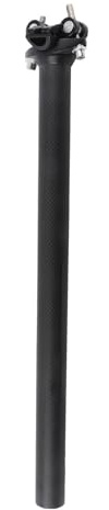 Cykelsitsstolpe Lättviktssätes i kolfiber 27,2 mm Justerbar vinkel för landsvägscykel mountainbike Matt yta Höghållfast T700 Material 350 mm 400 mm Längdalternativ (27,2 * 400MM)