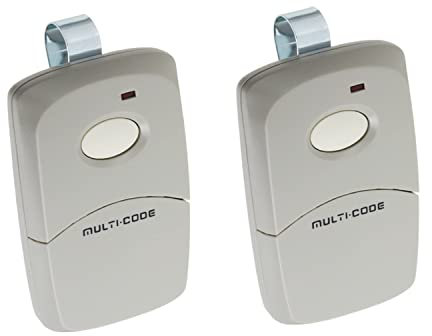 2-Pack Multi-Code 3089 MultiCode 308911 Linear MCS308911 Garage Gate Remote 300m