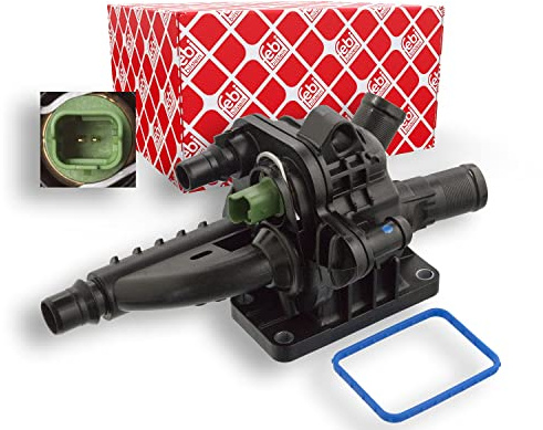 Febi Bilstein 106066 Thermostat with housing, seal and temperature switch , 1 piece