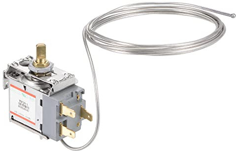 sourcing map Refrigerator Thermostat Temperature Control WDF20 3 Pin 6A for Refrigeration Cord Freezer