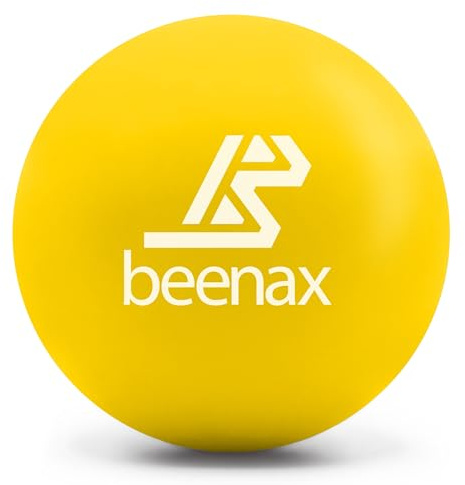 Beenax Massage Lacrosse Ball for Trigger Point, Muscle Knots, Deep Tissue, Myofascial Release, Yoga, Rehab, Physiotherapy - Pain Relief for Shoulders, Back, Neck, Foot, Body