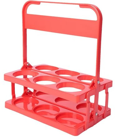 Porte-gobelet avec poignée - Porte-gobelet pliant, porte-gobelet de 6 tasses | Porte-bouteille portable pliable en PP, porte-bouteilles, collecteur de bière réutilisable, porte-café isolé, port