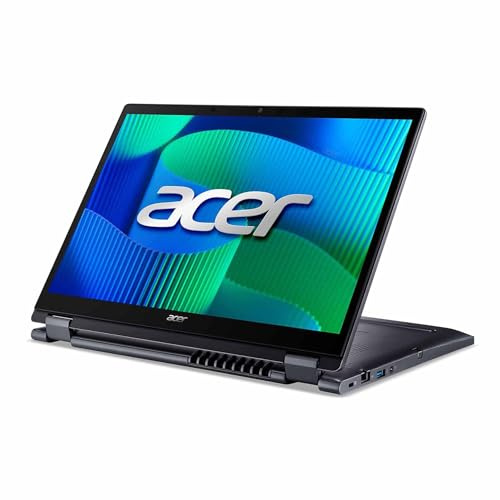acer TravelMate P4 Spin | Convertible | 14 WUXGA Touch-Display | Core Ultra 7 155U | RAM: 16GB | SSD: 8TB | beleuchtete Tastatur | Windows 11 Pro | Notebooktasche