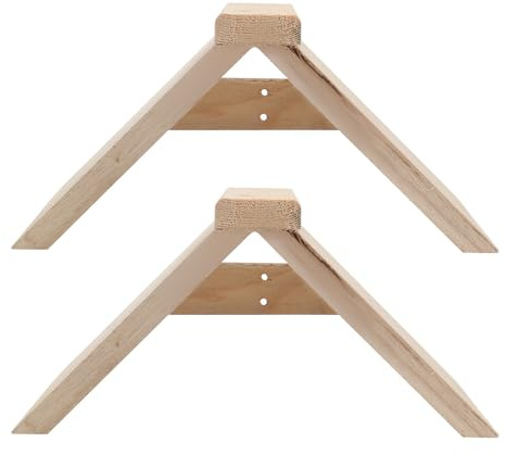 CORHAD Pigeon Perch Stand Bird Resting Rack Elevated 2pcs Wooden Providing Safe and Comfortable Place for Parrot and Dove for Outdoor and Indoor Use