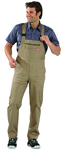 Planam 0634042 MG 290 Latzhose, Khaki, Größe 42