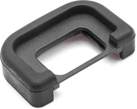 vhbw Augenmuschel Sucher kompatibel mit Pentax K20D, K-7, Super, K200D, KX, KM, K-m, Z10, Super A Kamera Spiegelreflexkamera DSLR Okular - Schwarz