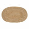 House Nordic Ovaler Teppich aus naturfarbener Jute 50 x 80 cm