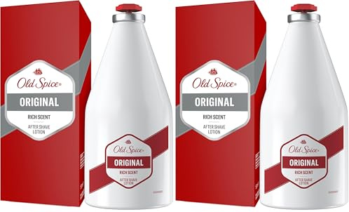 Old Spice After Shave Lotion | kühlendes Aftershave für Männer | Rasierwasser mit antiseptischer Wirkung, 100ml (Packung mit 2)