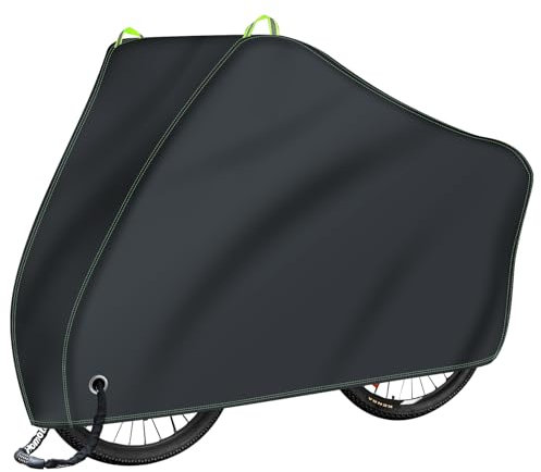 Housse velo imperméable en tissu Oxford 500D pour garage à bache vélo extérieur 200 x 110 x 70 cm Protection Universelle pour Vélo, Scooter, Moto, Velo Electrique