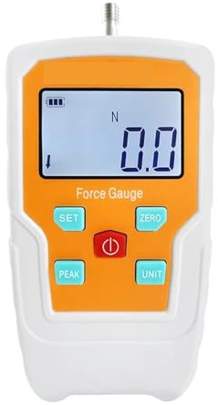 Dinamómetro digital de 3N-500N, medidor de fuerza de empuje y tracción de alta precisión, instrumento de medición de fuerza for control de calidad y pruebas de materiales. Preciso y eficiente(500N)