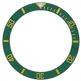 ROUREOX 40mm Premium Inserto Cerámica DIY Anillo Bisel - Estilo Gilt Vintage para Rolex Submariner Series-A1