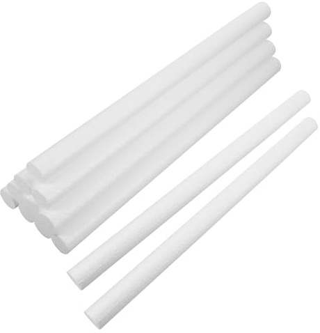 IWOWHERO Tiras de Espuma de Alta Densidad 30 Mm X 500 Mm, 10 Piezas para Sellado y Protección de Muebles, Relleno de Huecos en Construcción, Cojín de Espuma Multiusos para Sofá