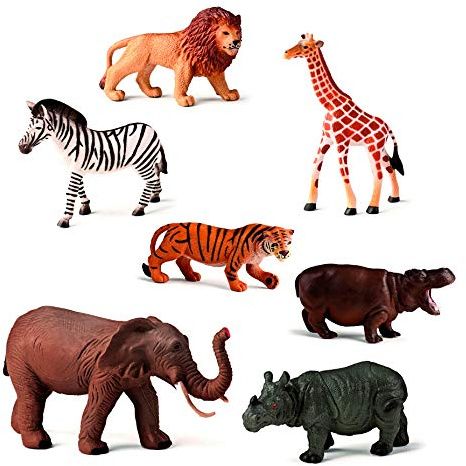 Miniland - Animales de la Selva de Juguete 7 Figuras