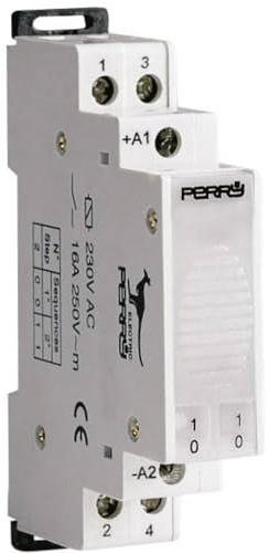 Sesam 1RI 02230 AC/M Relais électromécanique 230 V AC/1 DIN/2 contacts