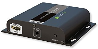 TECHLY 025497 Ricevitore Aggiuntivo Extender HDMI HDbitT 4K UHD IR Cavo Cat.6 120m Nero