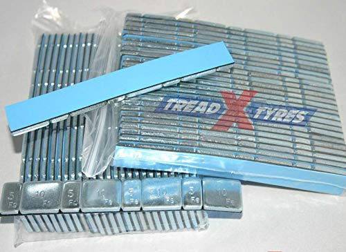 50 Adhesive Lead Free 60G Strips Stick On Wheel Balance Weights Cars Motorbike