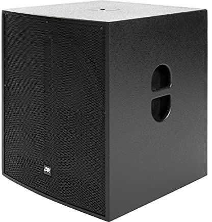 MUSIC STORE Go! Sub 18A Aktive Bassbox - 18 Zoll Tieftöner, 280W RMS, 1000W Peak Leistung, Holzgehäuse, XLR Eingang & Ausgang, Ideal für Veranstaltungen und Konzerte