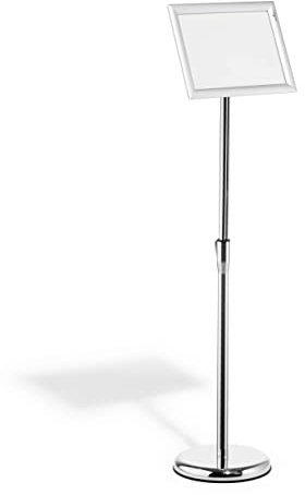 Durable Info-Bodenständer mit Aluminium Klapprahmen A4 479823