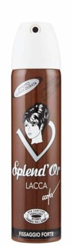 Splendor Lacca Per Capelli Fissaggio Forte Spray Mini Size 75 Ml