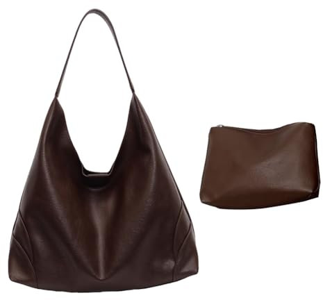 TIAASTAP Groß Handtasche Hobo Bag Tote Bag for School and Uni Tasche Shoulder Bag Shopper Tasche Schultertasche Damen Gross Beuteltasche Handbags Vintage Tragetasche