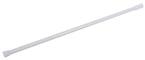 Dioche Gardinstång, Teleskopisk Duschgardinstång Utdragbar Duschgardinstång med Halkfria Kuddar Design (1 Kg Max lastbärande) 55-90cm
