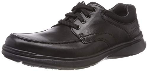 Clarks Men's Cotrell Edge Oxford, Black Blk Smoothlea, 12 UK