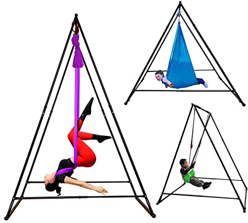 KT KT1.1520YG Cadre de support dédié pour yoga aérien et thérapie sensorielle Hamac sensoriel Modèle KT1.1520YG. Pliable, portable, réglable en hauteur, stable et durable