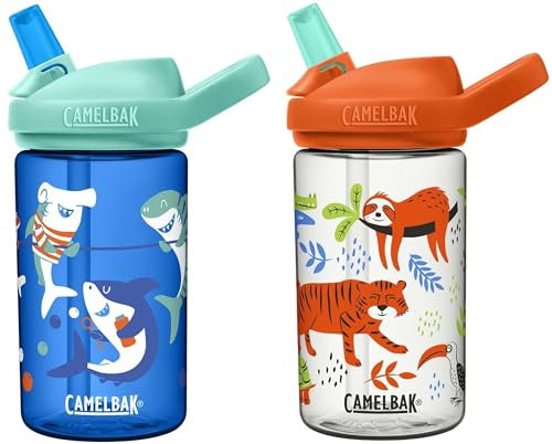 CAMELBAK Eddy+ Kids Twin Pack 400ml Water Bottles