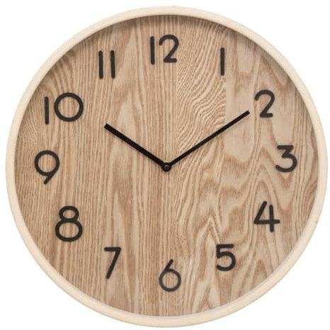 Atmosphera - Horloge Ivana - Bois et Verre - D38 cm