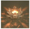 YoHyien Lotusblume Teelichthalter Kristall, Lotus Teelichtgläser, Lotus Kerzenhalter Glas, Teelichter Glas für Weihnachten, Hochzeiten, Partys und Heimdekoration (Klar)