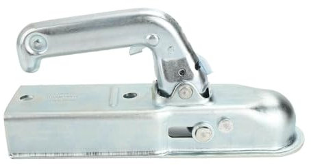 50mm Trailer Hitch Heavy Duty Trailer Coupling Tow Coupling Towing Steel up to 800kg for Light Non-Braking Trailers