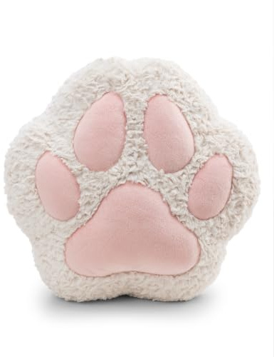 NICI Kissen Pfote 35x35cm - weiß - 63079