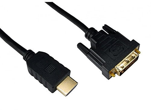 ALIDA SYSTEMS 1.5m HDMI to DVI Cable - Pro Quality (100% Copper Wire Oxygen Free OFC) ~ 1080p (Full HD) ~ v1.3 ~ Video ~ DVI-D (Dual Link) 24+1 Pins ~ 24k Gold Plated …