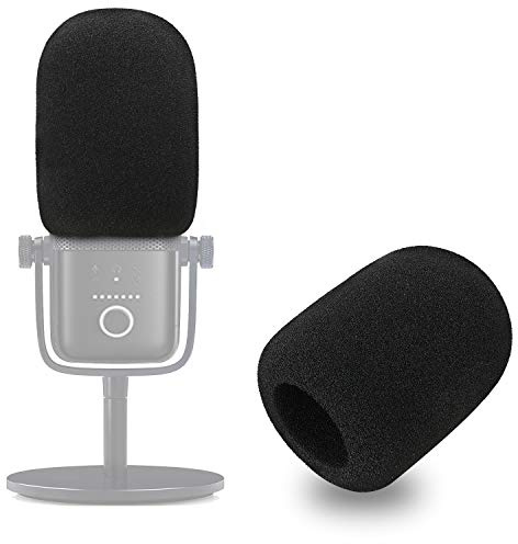 Wave 3 Pop Filter - Professional Mic Windscreen Foam Cover Compatible with Elgato Wave USB Condenser Microphone to Reduce Pops and Hisses by SUNMON