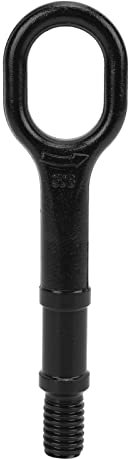 KIMISS Gancio di Traino per Auto, Gancio di Traino per Auto Nero 1T0 805 615 A ​​Heavy Duty Gancio di Traino Gancio di Traino Paraurti Anello di Ricambio per R32 Coniglio