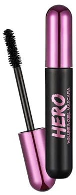 Flormar Hero Volume & Curl Mascara – Wimperntusche Schwarz für Volumen & Schwung, Super-Soft-Fiberbürste, wischfest, kein Verklumpen, langanhaltend, 10 ml