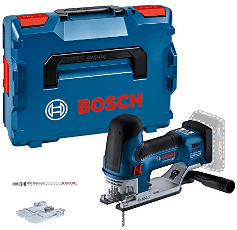 Bosch Professional 18V System Akku Stichsäge GST 18V-155 SC ( mit Stabform, Akkus und Ladegerät nicht im Lieferumfang enthalten, L-BOXX)