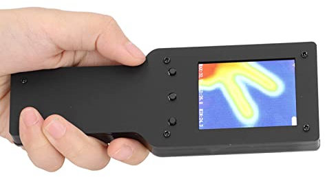 2,4-Zoll-Wärmebildkamera, LCD-Digitalanzeige, visuelles Thermometer, hochauflösende Wärmebildkamera, tragbarer Körpertemperaturdetektor für die elektronische Reparatur(MLX90640)