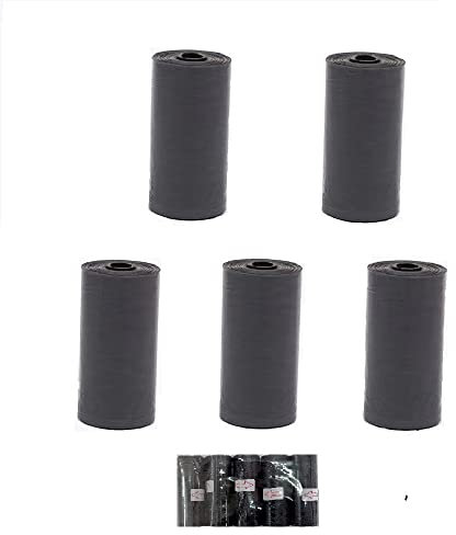 100 Stück Hundekotbeutel, Abbaubar Kotbeutel Für Hunde,30 * 21,5 cm, Schwarz,Tragbar Geeignet zum Verlassen des Hauses