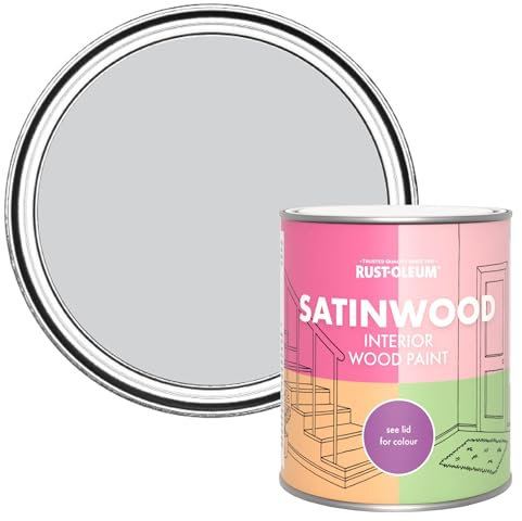 Rust-Oleum Purple Satinwood Interior Wood Paint - Lilac Rhapsody 750ml