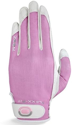 Big Max Zoom 2024 Sun Style D- Mesh - Golfhandschuhe Damen 1 Stück (White/Pink)