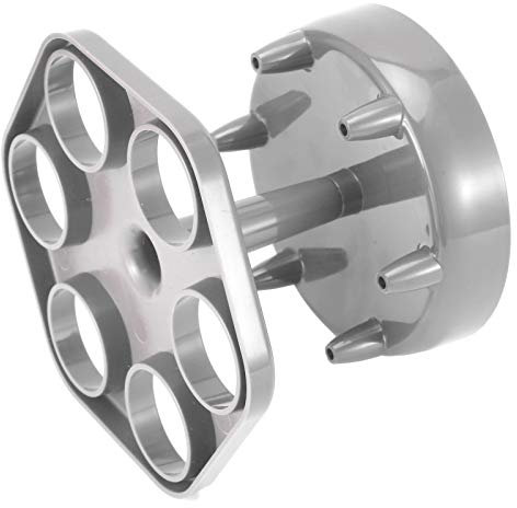 Dispensador de 6 Vasos de Chupito con Rotación, Dispensador de Licor, Estante para Vino, Suministros para Fiestas con Base Estable, Ideal para Vacaciones, Bares (Bandeja de vino