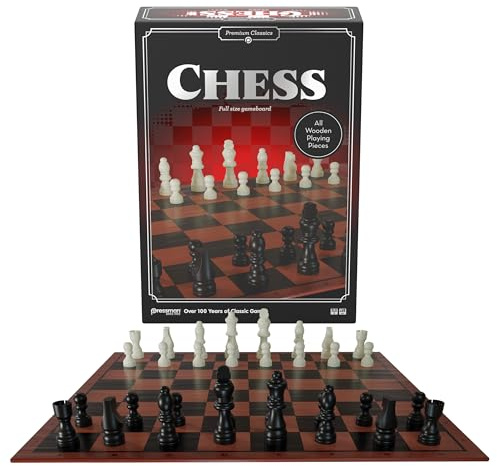 Goliath - SCACCHI- Gioco di scacchi premium per adulti e bambini a partire da 6 anni - Scacchiera con pedine di legno - Gioco da tavolo internazionale