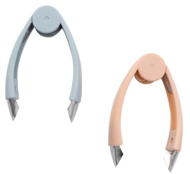 ZUNOXAZ 2pezzi Sbucciatore per Ananas in Acciaio Utensile per Tagliare Frutta Strumento per Rimuovere Gli Occhi dall Ananas Professionale